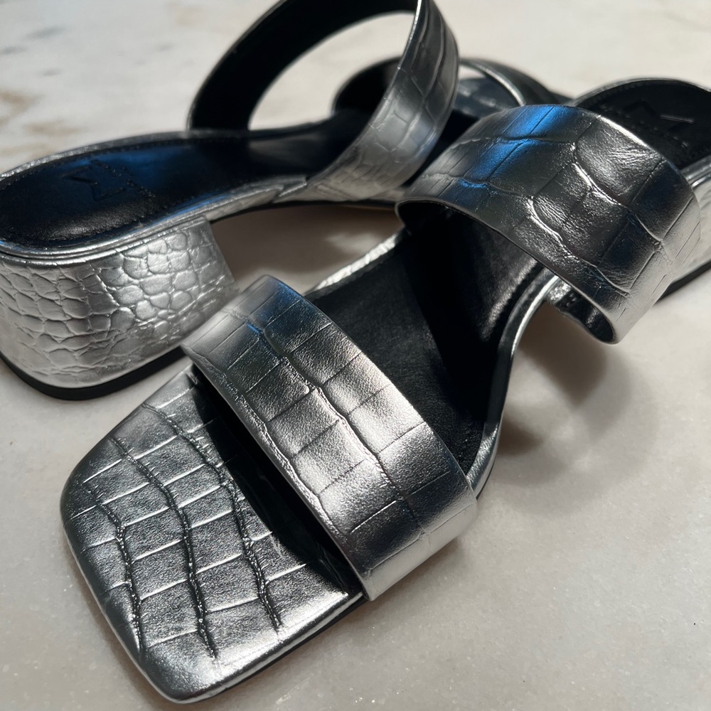 Silver Marc Fisher Heel